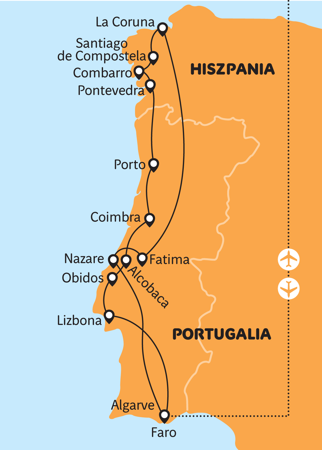 Portugalia i Galicja tam gdzie kiedyś kończył się świat (Hiszpania